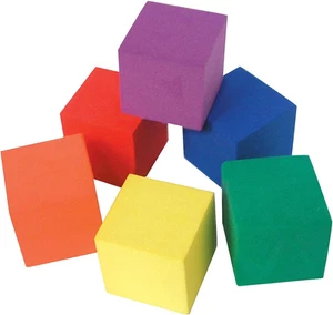 Foam Color Cubes (20615), Multi - Picture 1 of 12