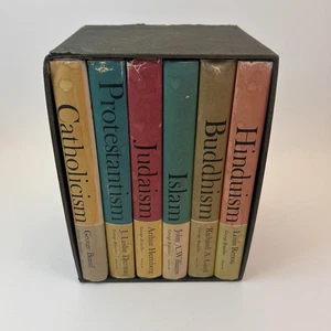 Great Religions of Modern Man 6 Volume Box Set 1961 Catholicism Judaism Islam + - Foto 1 di 16