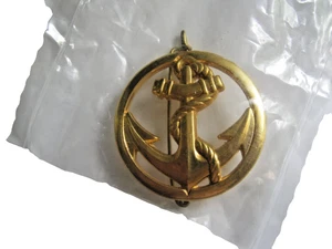 INSIGNE DE BERET DES TROUPES DE MARINE RIMA (SOUS EMBALLAGE D'ORIGINE) DRAGO - Picture 1 of 4