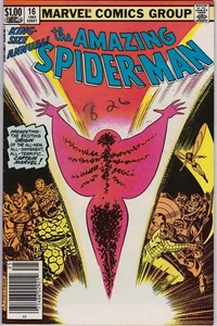 🔑 Amazing Spider-Man Annual #16 1982 Newsstand 1st app. Captain Marvel - Picture 1 of 7