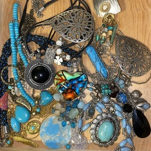 Lote de Joyería Chatarra - Vintage - Mod Desgaste, Piezas, Reparación - Imagen 1 de 9