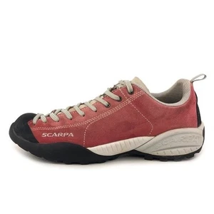 Scarpa Mojito Low Hiking Shoes Womens Size 8 EUR 39.5 Red Suede Leather Outdoor - Picture 1 of 12