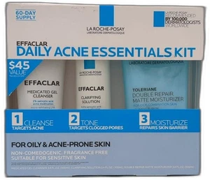 *2027-1-1* La Roche-posay Effaclar Dermatological 3 Step Acne Treatment System - Picture 1 of 5