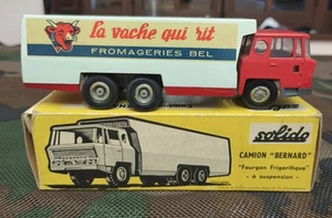 SOLIDO Camion BERNARD La Vache qui rit No CIJ Dinky Toys - Foto 1 di 11