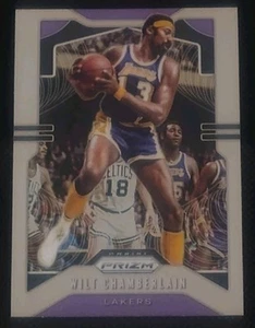 2019-20 Panini Prizm Wilt Chamberlain No. 18 HOF Los Angeles Lakers - Picture 1 of 6