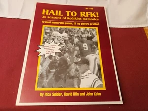 Vintage 1997 "Hail to RFK" 36 Seasons of Redskins Memories Football Booklet! - Bild 1 von 2