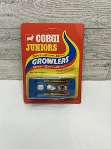 De colección Corgi Juniors Growlers Azul 1975 E82 Can-Am Racer/Prensa y empuja - Imagen 1 de 7