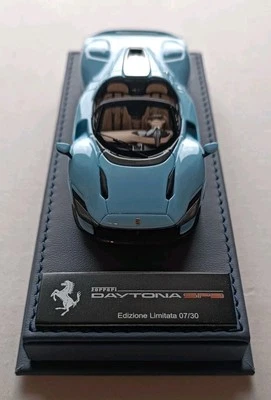 BBR CALSITO CDL613A  FERRARI DAYTONA SP3 AZZURRO LAPLATA RARE LIMITED 1/43 - Immagine 1 di 4