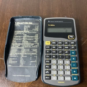 Texas Instruments TI-30XA Scientific Calculator Working with Case - Picture 1 of 6
