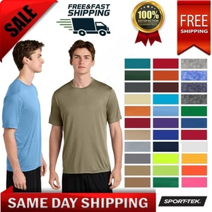 Sport-Tek Mens Short Sleeve Dri-Fit PosiCharge Gym Workout T-Shirt ST350 - Picture 1 of 38
