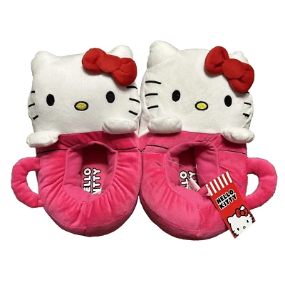 ZAPATILLAS SANRIO HELLO KITTY ROSA BLANCO MUJER TALLA 7-8 Nuevas Foto 1 de 2