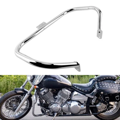 Chrome Engine Guard Crash Bar For Yamaha V-Star 400 650 XVS650 Custom Classic Foto 1 de 4