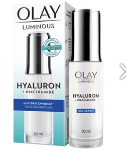 Olay Luminous Hyaluron + Niacinamide Gel Serum 30ml 4x Hydration Boost - Picture 1 of 1