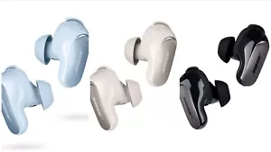 Bose QuietComfort Ultra Wireless Noise Cancelling Earphones - Black White Blue - Picture 1 of 4