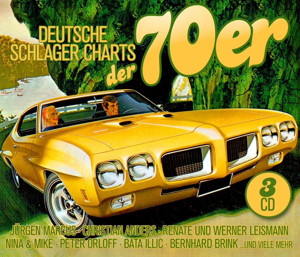 CD Deutsche Schlager Charts der 70er von Various Artists  3CDs - Bild 1 von 1
