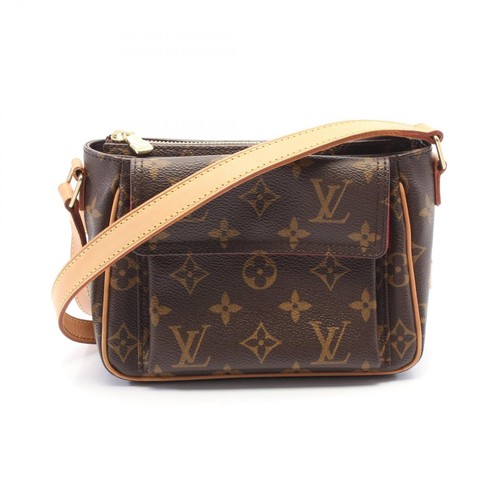 LOUIS VUITTON（LV） Borsa a tracolla Louis Vuitton Viva cite PM M51165 Monogram tela marrone usata donna