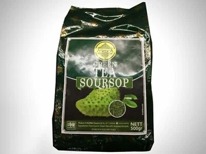 Mlesna natürlicher aromatisierter Soursop Ceylon grüner Tee 500g (17,63 Unzen) 02 Packungen - Bild 1 von 2