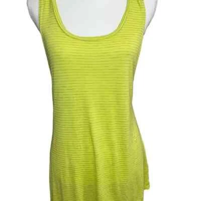 Camiseta sin mangas de yoga Beyond Yoga Big Reveal para mujer talla mediana amarilla y gris Foto 1 de 4