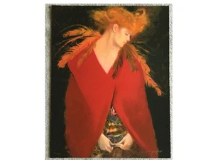 FELIX MAS LTD EDITION SERIGRAPH 'SCARLET CLOAK' - Picture 1 of 3