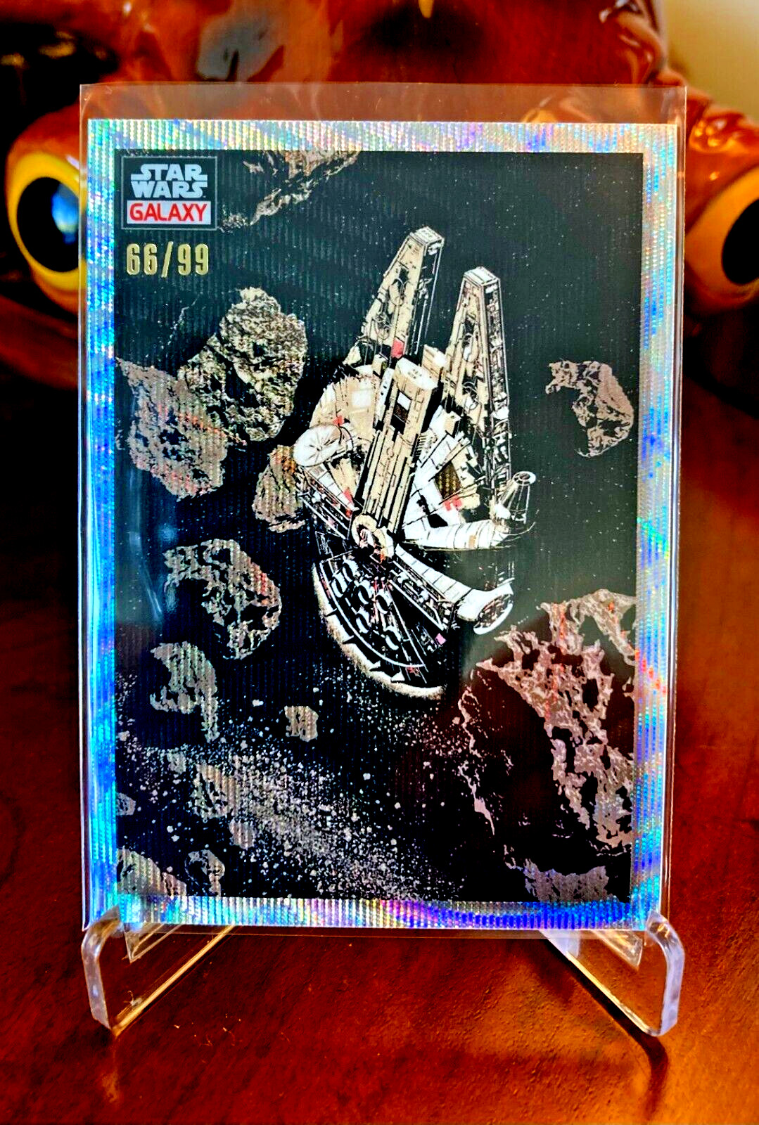 2023 Topps Chrome Star Wars Galaxy Bucket Of Bolts #67 Wave Refractor 66/99