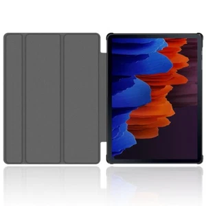 High Grad Protective Leather Flip Case Cover f Samsung Galaxy Tab S7+ 12.4" T970 - Picture 1 of 1