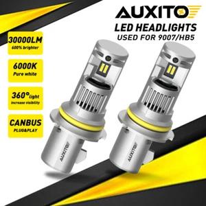 9007 HB5 High Low Beam LED Headlight Bulbs for Ford F150 1992-2003 Xenon White E - Picture 1 of 10