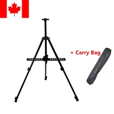 Adjustable Artist Metal Folding Painting Easel Display Tripod Stand + Carry Bag