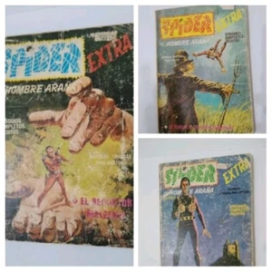 THE SPIDER #5, 6, 9 SPANISH GRAPHIC NOVEL VINTAGE COMIC LOT VERTICE SPAIN 1966 - Picture 1 of 8