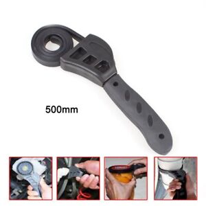 500mm Universal Rubber Strap Wrench Adjustable Spanner For Any Shape Opener BQ