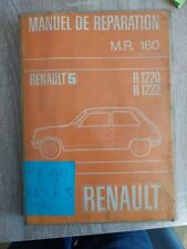 Manuel reparation MR 160 Renault 5 R 5 Manuel Atelier Revue Technique R5 Avec IS