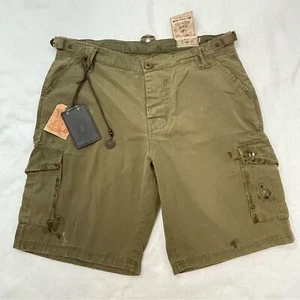 NWT Zahi Hawass Repaired Explorers Cargo Shorts Khaki Egyptian Archeology Sz 34 - Picture 1 of 10