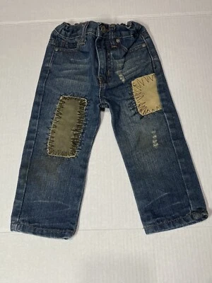 Pantalones de mezclilla Hurley para niños pequeños talla 18 meses 100 % algodón cintura ajustable Foto 1 de 4