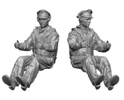 Legend Production LA7207, WW2 US Bomber Pilot & Co-pilot set (2 Fig), SCALE 1:72 - Image 1 of 4