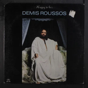DEMIS ROUSSOS: happy to be demis roussos MERCURY 12" LP 33 RPM - Picture 1 of 2