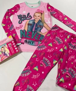 GIRL’S CUDDLE DUDS CLIMATE RIGHT JO-JO 2-PIECE GRAPHIC LONG UNDERWEAR SET SIZE M - Picture 1 of 5