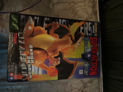Japan Rare Super Action Lizardon Tomy 1998 Nintendo Pokémon Charizard Model Kit Cover