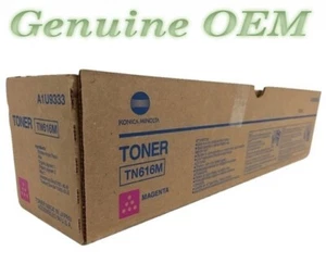 A1U9333/TN616M,TN-616M Original OEM Konica Minolta Toner Cartridge, Magenta - Picture 1 of 1