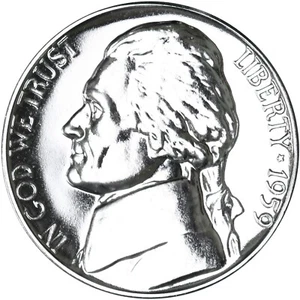 1959 (P) Jefferson Nickel Proof Coin - Picture 1 of 2