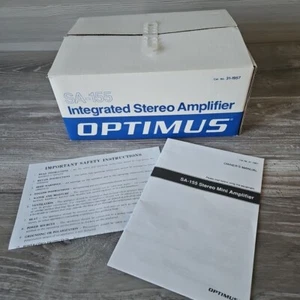 Optimus M: 31-1957, SA-155 Integrated Mini Stereo Amplifier Multi Phono Optimus - Bild 1 von 3