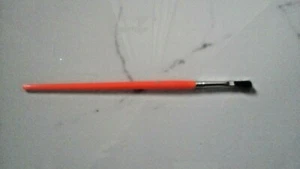 GENERIC NO NAME INEXPENSIVE HOBBY PAINT BRUSH # 5 ORANGE IN COLOUR BRAND NEW - Picture 1 of 1