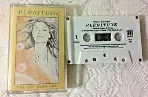 PLENTITUDE PIERRE LESCAUT CASSETTE ELECTRONIC NEW AGE Synth Ambient Spiritual - Picture 1 of 2