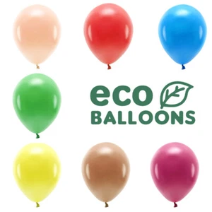 10 Stück ECO-Luftballons Pastell 30cm Farbauswahl Partyzubehör - Bild 1 von 37
