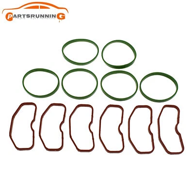 6*Upper & 6*Lower Intake Manifold Gaskets For Audi 3.0T Q5 Q7 A8 A7 A6 S4 S5 SQ5 — 第 1/4 张图片