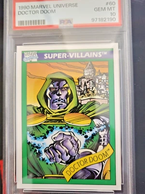 1990 Marvel Universe #60 DOCTOR DOOM PSA 10 GEM 💎 MINT - Image 1 of 2