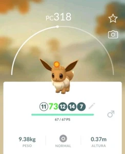 Sun Crown Eevee Trade Pokémon Go - Picture 1 of 1