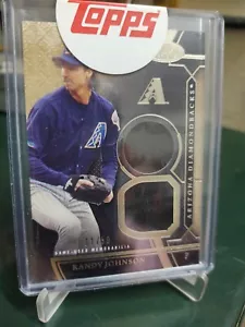 2015 Topps Tier 1 Randy Johnson Arizona Diamondbacks SP Game Worn Relic #11/50 - Picture 1 of 3