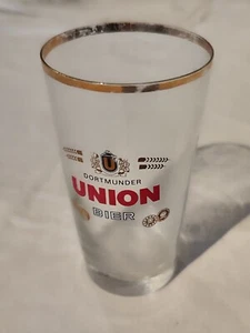 Aus einer Auflösung: tolles altes Dortmunder Union Bier Glas 0,2l - Bild 1 von 3