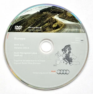 Audi A3 A4 A6 TT R8 RNS-E Navigation DVD 2014 UK Deutschland Frankreich Benel... - Bild 1 von 11