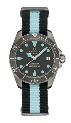 Certina DS Action Diver Powermatic 80 Titanium 38mm Grey Unisex Automatic Watch - Image 1 of 4