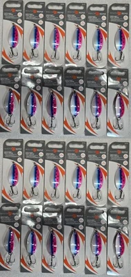 Paquete de 24 cucharas South Bend Kast A Way Shud-L 2/5 oz Rainbow Trout SBKM25-RBT, NUEVAS Foto 1 de 3